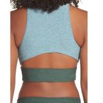 Outdoor Voices Women Blue Tri Tone Slash Back Sports Bra XS Photo 2