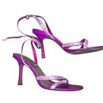 Bebe Hot Pink Strappy Heels Y2K Vintage Photo 4