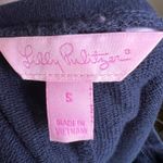 Lilly Pulitzer  Blue Embroidered Dress Preppy Minimalist Classic Small Photo 3