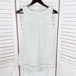 Soft Surroundings  Oceo Gauze Tank Top Ivory XS Photo 7