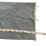 ZARA Wide Leg High Rise Ripped Distressed Denim Jeans Light Wash Size 4 Thrashed Photo 10