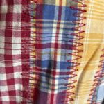 Handmade Vintage Reversible Patchwork Multicolored Plaid Cotton Vest Possibly  Photo 7