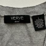 Verve Ami  Women’s Silver Open Front Cardigan Size L Photo 11