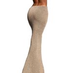 Amazon  Knit Maxi Beige Dress Photo 2