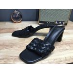 H Halston Women's 9 Black Vegan Leather Slip Photo 3