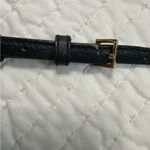 Kate Spade  Black and Gold Pebbled Leather Crossbody Bag Photo 10