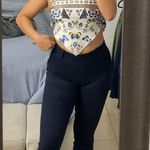 H&M Navy Blue Dress Pants Photo 0