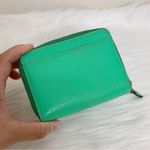 Kate Spade  Green Leather Zip Around Wallet Photo 4
