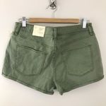 Universal Threads Universal Thread High Rise Shortie Shorts Jean denim army olive green stretch 8 Photo 94
