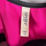 Cacique Sport by  Women neon pink black sport bra size 38DD Photo 3