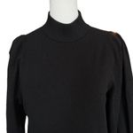 EXPRESS  Mock Neck Puff Sleeve Sweater Photo 2