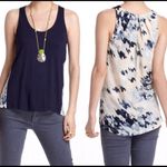 Anthropologie Deletta Bi-Coastal Navy Tank Top Photo 1