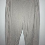 Eileen Fisher New Plus  Organic Cotton Beige‎ Crop Straight Leg Pant 3X Photo 0