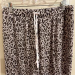 Marilyn Monroe Size Large Lavender Leopard Print 2 Piece Pajamas Photo 2