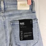 Paige NWT Iconic Jolene High Rise Flared Denim Blend Jeans Light Wash - 25 Photo 8