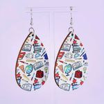 1pair‎ School Theme Waterdrop Shaped Double Photo 7