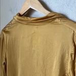 Wilfred  satin gold tie front long sleeve blouse Photo 8