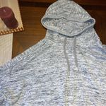 Athleta  Blissfull Poncho Gray Hoodie Sz M Photo 2