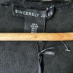 Sincerely Jules Long Sleeve Crop Top Black Photo 3