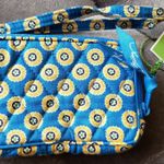 Vera Bradley Blue & Yellow Wristlet Floral Bag (New with tag) Photo 5