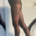 Natori  Leopard Mix Sheer Tights Black Size Small S NT S05438 3 pack Photo 4