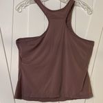 Free People NWOT  Intimately Brown Asymmetrical High Neck Tank Top Sz L Photo 6