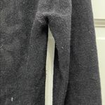 One Girl Who Black Floral Embroidered Full Front Zip Sweater Photo 10