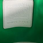 Coach  M157745 Large Canvas Leather Trim Travel Tote Black Cream Green Interior Photo 5