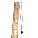 Horse Head Pendant Necklace Silver Tone Chain 20 Inches Long With Lobster Clasp Photo 2