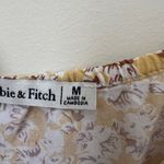 Abercrombie & Fitch V-Neck Tie Front Floral Tank Top Yellow Size M Photo 4
