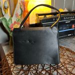 Vintage Pappagallo Small Boxy Black Satin Photo 1