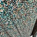 JM Collection Colorful Speckled Blouse Medium Photo 2