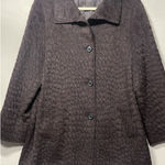 Akris  Brown alpaca-blend push-button casual jacket with dual slit pockets Photo 0