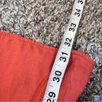 ZARA  Orange Satin Wide Leg Pull On Pants Womens S High Rise Casual Boho Fall Photo 1