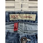 BKE  Denim Sabrina Med‎ Bootcut Jeans Pockets Embroidered Size 26x31.5 Low Rise Photo 1