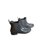 Hunter  Womens Chelsea Refind Rainboots Gray Gloss Slim Fit Rubber Sz 6 Photo 2