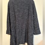 Eileen Fisher Soft Organic Cotton Tweed Coat Open Front Cardigan Size Large Photo 4