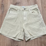 Princess Polly | Women's Beige Khaki Tan High Rise Denim Chino Shorts, Size 4 Photo 0