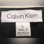 Calvin Klein  flutter sleeve top - v neck - black - size Large Photo 4