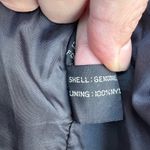 Vintage Alamos Black Genuine Leather Trench Coat Jacket Photo 6