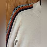 Free People  Switch It Up‎ Crochet-Trim Thermal Cuff White Top Mock Neck Size XS Photo 10