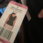 French Connection Should bow black tank top brand new Photo 1
