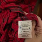 Anthropologie HOLDING HORSES Red Plaid Tunic Top Size S Photo 5