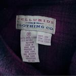 Telluride Clothing Co plaid western wool blend shirts‎ size M Black Size M Photo 2