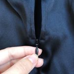 Cache • vintage silk scarf top halter neck chain black white gold versace Photo 9