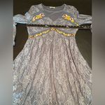 Miami Blue Long Sheer Sleeve V-Neck Sundress size M Photo 11