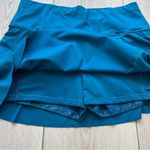 Athleta MOMENTUM SKORT In COASTAL TEAL Size Small Ruffle Tennis Pickleball Skirt Photo 7