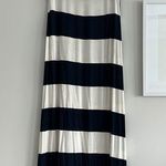 Rue 21 Navy and White Maxi Skirt Sz M Photo 0