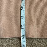 J.Crew Cashmere ribbed crewneck sweater (Sz XL) Muted Pink Bell Sleeve V-Neck Photo 12