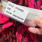 House of Harlow 1960 Shania Fuchsia print puff sleeve mini dress Size Small Photo 6